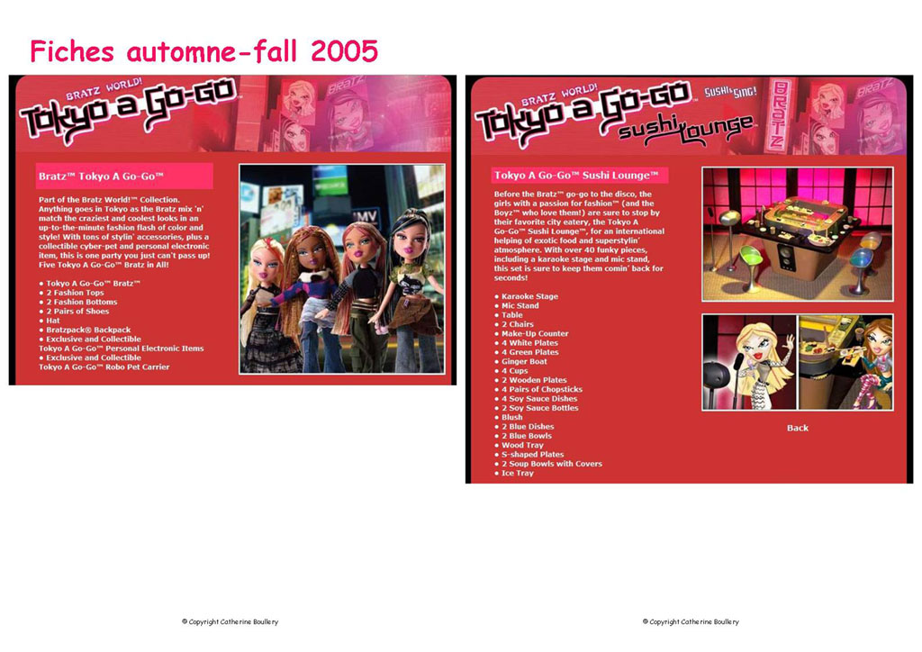 Bratz Catalogues
